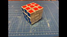 ほぼ紙だけで「ルービックキューブ」を作ってみた！ 6面そろえるのに30分以上かかる仕様に