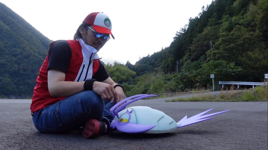 ポケモン「コソクムシ」を実寸大で作って8番道路を再現してみた！ すごい逃げるフィギュアに「まんま海岸のアレで草」の声