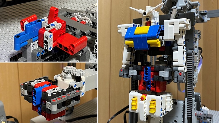ガンダムに組み込まれるコア・ファイターをレゴで再現！ コア・ブロックへの変形も自動化し「驚異の技術力」「テンション上がる」の声