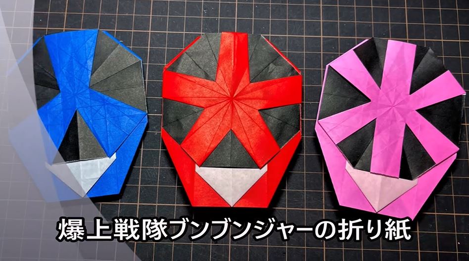 折り紙 ハンドメイド カラフル 戦隊 ヒーロー レンジャー 20個 Gセット - クラフト・布製品