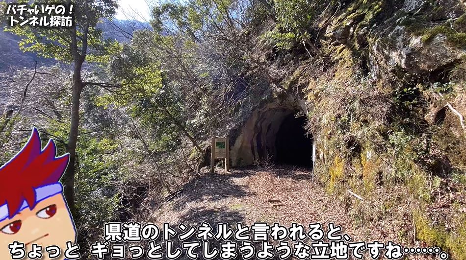 京都にある“拍手を求められる”謎のトンネルへ行ってきた！ 徒歩で行くしかない府道の先に、手掘り感満載のトンネルが現れ拍手が沸き起こる
