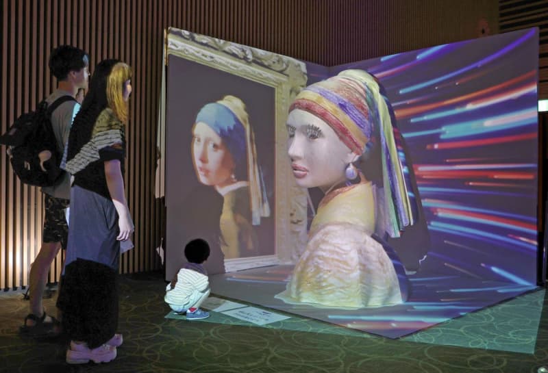フェルメール作品の一部になっちゃう？「アートラクションミュージアム」がメディアシップ（新潟市中央区）で開幕！あなたも「真珠の耳飾りの少女」に♡