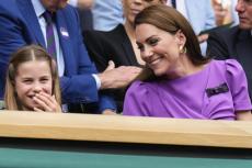 キャサリン皇太子妃、ウィンブルドン観戦　ともに観戦したシャーロット王女は誇らしげに笑顔