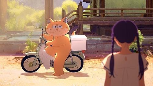 アニメ映画「化け猫あんずちゃん」のキャラクター原画展８月１日から原宿ペニーレーンで開催