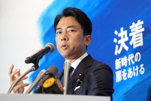 小泉進次郎氏「決着」をキャッチフレーズに　総理総裁になれば早期に衆院を解散　総裁選出馬表明