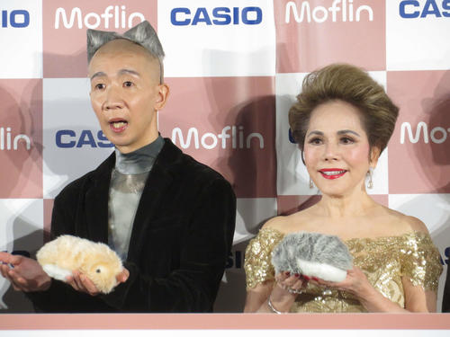 デヴィ夫人とひょうろくが初対面「私ハゲに弱い」ファミリー入りはNGも「なかなかのセンス」