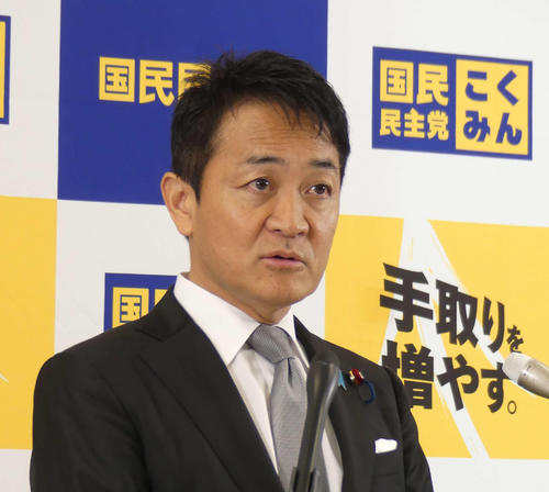 国民・玉木代表、進退問われ「今は生き恥さらしてでも」103万円の壁引き上げに全力