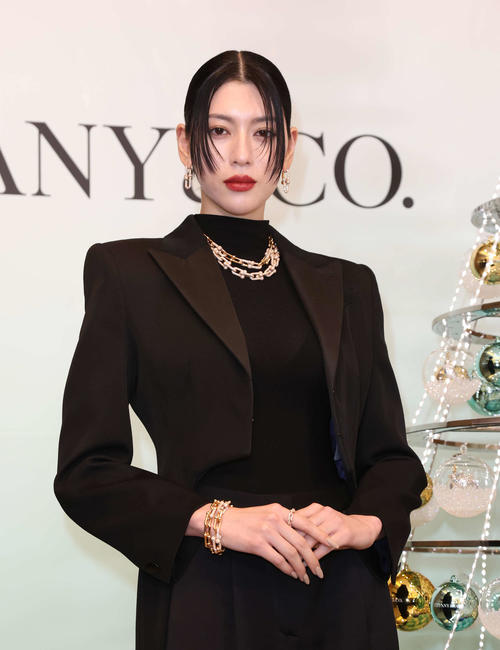 三吉彩花、ピンクゴールドのジュエリー引き立つ全身黒コーデ「来年は新しい人生の章を迎えたい」