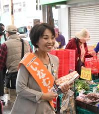 兵庫県知事選に立候補の稲村和美氏、選挙管理委員会からの指摘で事務所の看板撤去を発表