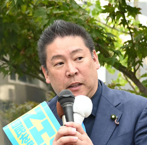 立花孝志氏、南あわじ市長選に向け新スポンサー登場!?「ロボット弁護士」開発中の会社社長が言及