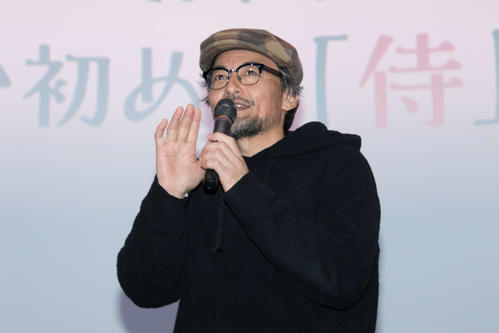 「侍タイムスリッパー」日刊映画大賞3冠一夜明け大阪であいさつ、山口馬木也も新幹線止まり車移動