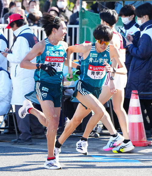 【箱根駅伝】日テレ杉野真実アナ、女性初の中継所実況「伝統の深紅のタスキ」「今トップで平塚」