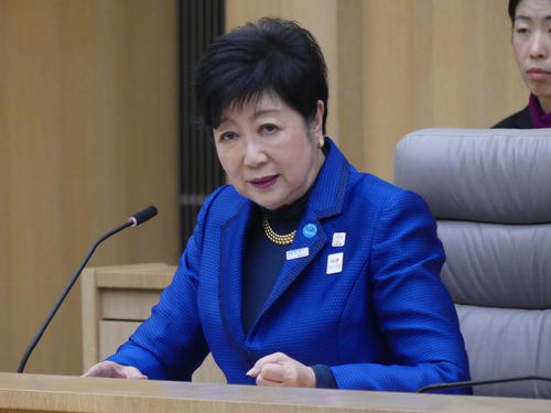 小池百合子都知事「嵐が吹き荒れてもなすべきことは変わらない」新年あいさつで都庁職員に訴える