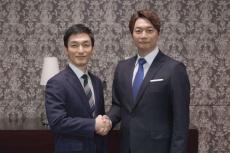 香取慎吾＆草なぎ剛、約27年半ぶりドラマ共演　フジ「日本一の最低男」に罠の戦争・鷲津が登場