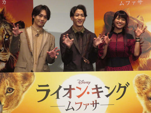 “兄弟”松田元太＆尾上右近、息ぴったり共鳴「同じこと考えてました！」ライオンキングイベント