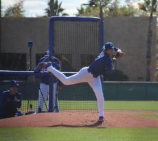 大谷翔平158キロ！ ライブBP初登板 パヘス、タッカーから連続三振