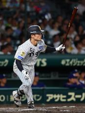 阪神】坂本誠志郎バットで猛威 途中出場で2点打2本「1点でも入れば