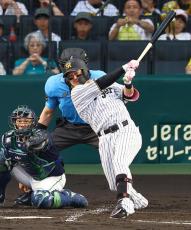 阪神】浜田太貴が待望の移籍後初安打 ヤクルトから25年現役ドラフトで