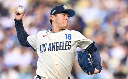 山本由伸、10勝目かけた前半戦最終戦で6回に5点失う マキャンに3