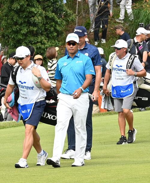 松山英樹1アンダーで前半折り返し 日本唯一の米男子ツアー、ベイ
