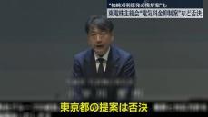 東京都提案の電気料金抑制などの議案は否決　東電株主総会