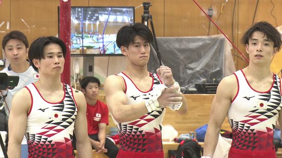 【体操】橋本大輝ら日本代表がパリ五輪想定し実技披露　器具や会場も五輪仕様