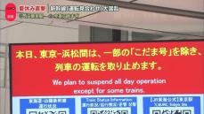 東海道新幹線「運転見合わせ」大混乱　予定狂い…“別ルート”模索する人も　運転再開は…？