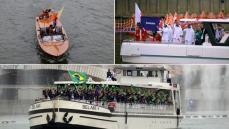 セーヌ川での開会式に各選手団が大小様々なデザインの船で登場　「ブータンの船」などがトレンド入り　【パリ五輪】