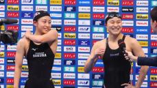 【競泳】三井愛梨と牧野紘子が200mバタフライで準決勝進出　初の五輪で落ち着いた泳ぎ見せる【パリ五輪】