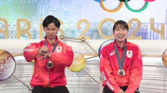 「めっちゃ大きい指輪でした」2大会連続銅の“ワタガシペア”もびっくり！ 目の前で中国選手の公開プロポーズ