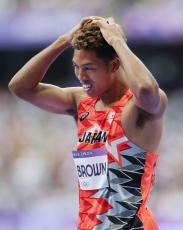 【陸上】サニブラウンは100m決勝進出ならず　“9秒96”の自己ベストも悔しい表情「ちょっとずつ追いつくだけでは足りない」