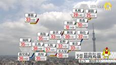 【天気】午後は山沿い中心に急な雷雨も　各地で激しい夕立に注意