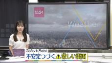 【天気】東北・東日本では一日通して急な雷雨のおそれ…突風やひょうにも注意