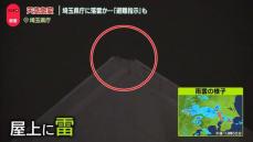 埼玉県庁に“落雷”か？　羽田空港では地上の全作業を停止　東京･埼玉などに｢大雨洪水警報｣