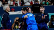 【卓球女子】日本がドイツ破り決勝進出　16歳張本美和は涙の勝利　12年ロンドン以降4大会連続メダルが確定