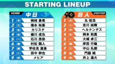 【スタメン】サードは中山礼都　地元愛知で活躍できるか　ショートは門脇誠　中日はキャッチャーが宇佐見真吾