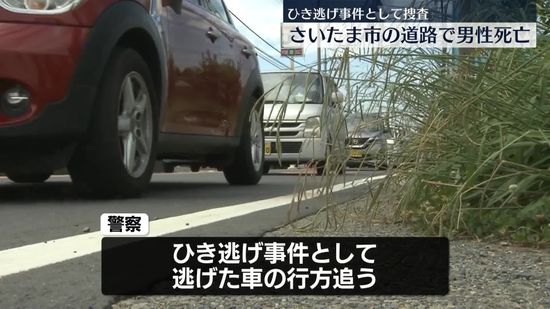 車にはねられたか、男性死亡　ひき逃げ事件として捜査　さいたま市