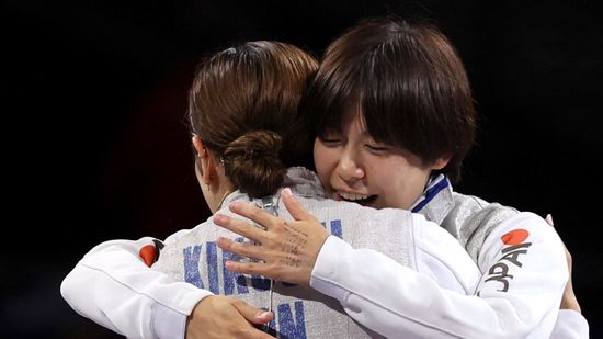 銅メダル快挙のフェンシング・宮脇花綸が左手に書いた対戦相手の対策が思わぬ形でバレたと苦笑い