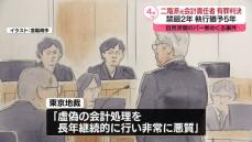 東京地裁「非常に悪質」　二階派の元会計責任者に禁錮2年執行猶予5年の有罪判決