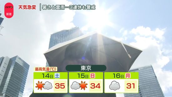 暑さと雷雨　夏フェスで「風ないと“滝汗”」　ワイパー間に合わないほどの大雨も