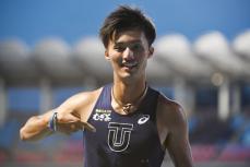 【陸上】「意地ですよ！」パリ五輪の悔しさ胸に…柳田大輝が笑顔でインカレ100m制す