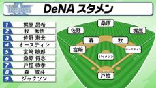 【DeNAスタメン】し烈なCS出場権争い･･･4位広島と今季最後の直接対決　宮崎敏郎＆桑原将志がスタメン復帰