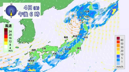 【天気】全国的に曇りや雨　東海、北陸などでは局地的に激しく降る所も