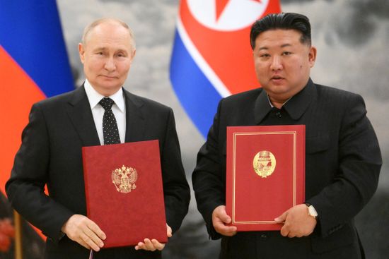 ウクライナ大統領、北朝鮮がロシアに「武器だけでなく人員も派遣」と主張