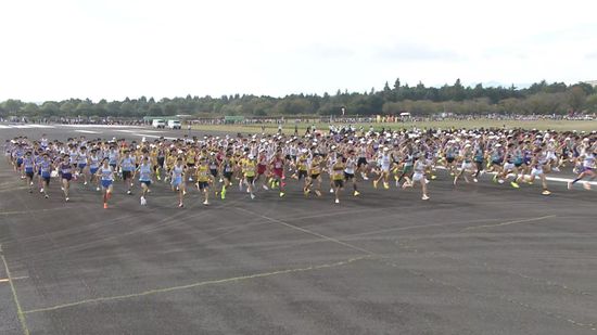 “過去最悪のコンディション”箱根駅伝予選会がスタート　すでに気温は23.2度と“暑さ”との戦い　10位以内を目指し全43校が激突