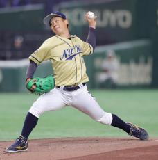 阪神・藤川新監督「即戦力としてどうしてもほしい選手だった」　外れ1位でNTT西日本の伊原陵人を指名　