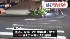 重機にはねられた小2男児の死亡確認　横浜市