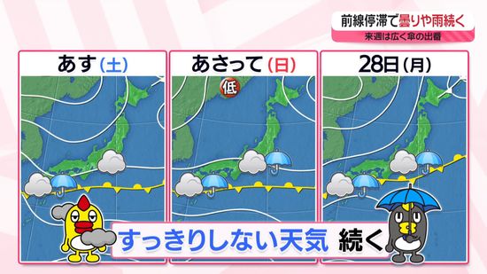 【あすの天気】北日本や北陸は行楽日和　西日本ほど秋雨、九州南部は大雨も