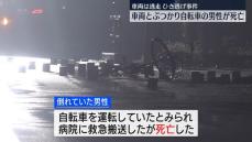 県道で自転車の男性死亡　ひき逃げ事件として捜査　山梨・昭和町