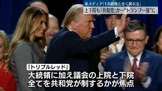 米上下院も「共和党」か…“トランプ一強”に　「1次政権とは全く異なる」～米メディア